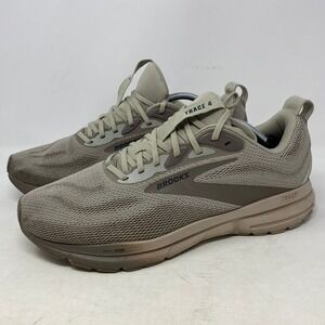 Brooks Trace 4 London Fog Men's Running Shoes Taupe Athletic Sneakers Size 13